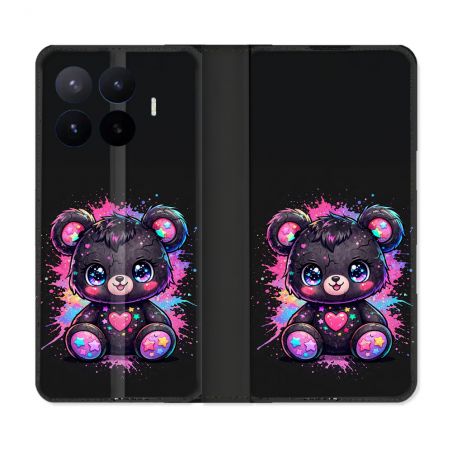 Housse Cuir Portefeuille Pour Xiaomi 17T Pro Fantastique Kawaii Mignon