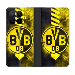 Housse Cuir Portefeuille Pour Xiaomi 17T Pro Foot Dortmund