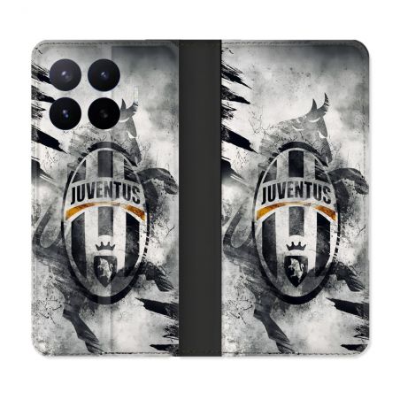 Housse Cuir Portefeuille Pour Xiaomi 17T Pro Foot Juventus Turin