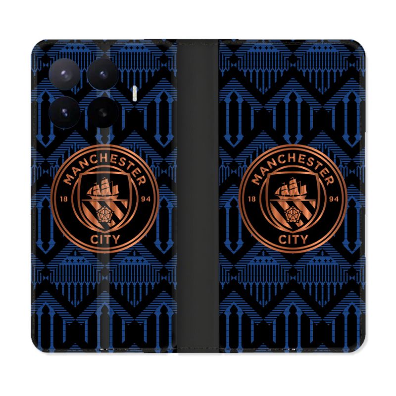 Housse Cuir Portefeuille Pour Xiaomi 17T Pro Foot Manchester City