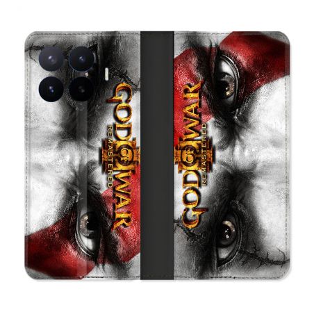 Housse Cuir Portefeuille Pour Xiaomi 17T Pro God Of War GOW