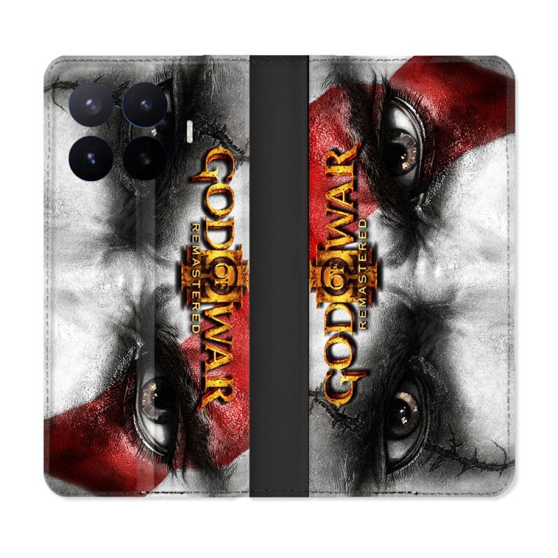 Housse Cuir Portefeuille Pour Xiaomi 17T Pro God Of War GOW