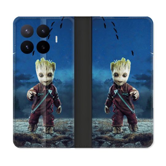 Housse Cuir Portefeuille Pour Xiaomi 17T Pro Groot Bleu