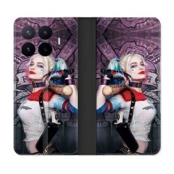 Housse Cuir Portefeuille Pour Xiaomi 17T Pro Harley Quinn Batte