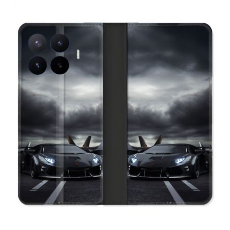 Housse Cuir Portefeuille Pour Xiaomi 17T Pro Lamborghini Avion