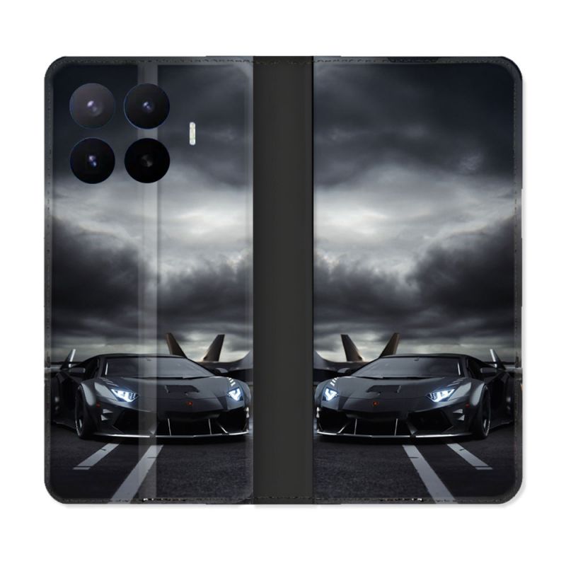 Housse Cuir Portefeuille Pour Xiaomi 17T Pro Lamborghini Avion