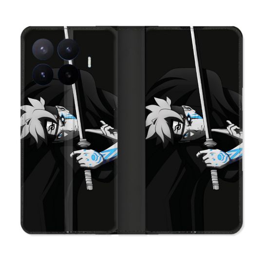 Housse Cuir Portefeuille Pour Xiaomi 17T Pro Manga Boruto Epée