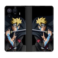 Housse Cuir Portefeuille Pour Xiaomi 17T Pro Manga Boruto Tatouage