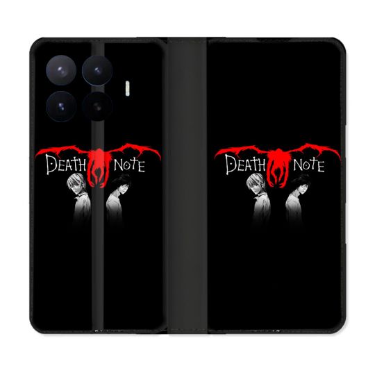 Housse Cuir Portefeuille Pour Xiaomi 17T Pro Manga Death Note Noir