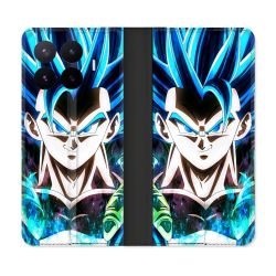 Housse Cuir Portefeuille Pour Xiaomi 17T Pro Manga Dragon Ball Gogeta Visage