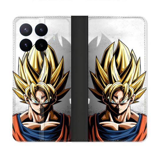 Housse Cuir Portefeuille Pour Xiaomi 17T Pro Manga Dragon Ball Sangoku Portrait