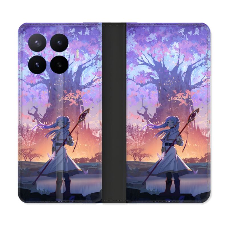 Housse Cuir Portefeuille Pour Xiaomi 17T Pro Manga Frieren