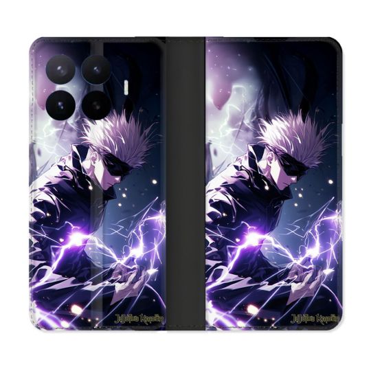 Housse Cuir Portefeuille Pour Xiaomi 17T Pro Manga Jujutsu Kaisen Gojo Saturo