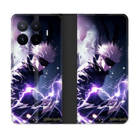 Housse Cuir Portefeuille Pour Xiaomi 17T Pro Manga Jujutsu Kaisen Gojo Saturo