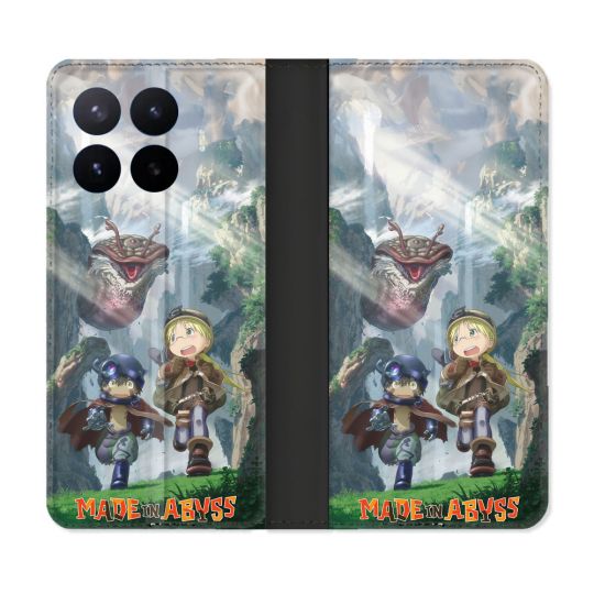 Housse Cuir Portefeuille Pour Xiaomi 17T Pro Manga Made In Abyss Affiche