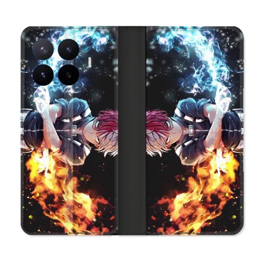 Housse Cuir Portefeuille Pour Xiaomi 17T Pro Manga My Hero Academia Shoto
