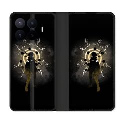 Housse Cuir Portefeuille Pour Xiaomi 17T Pro Manga Naruto Sage