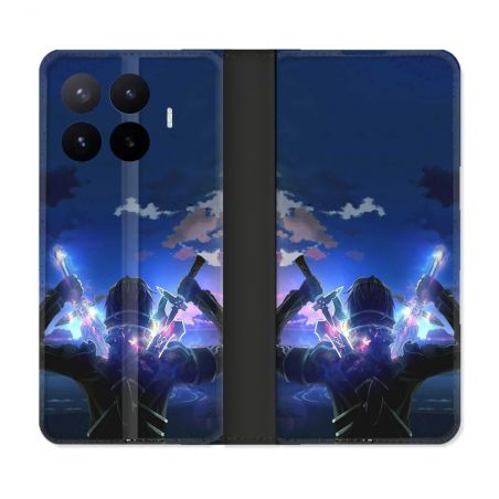 Housse Cuir Portefeuille Pour Xiaomi 17T Pro Manga SAO sword Art Online Epee