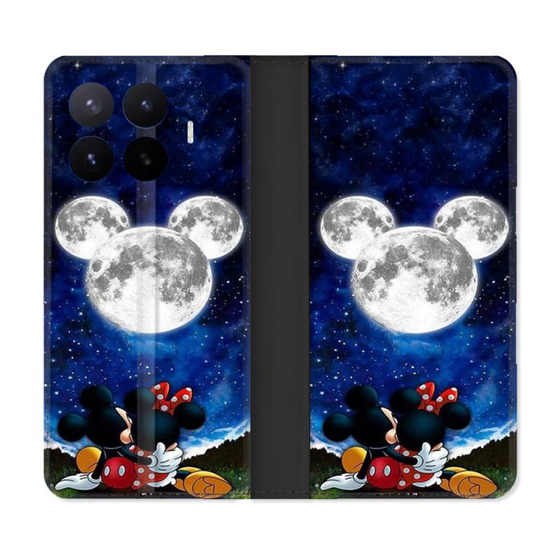 Housse Cuir Portefeuille Pour Xiaomi 17T Pro Mickey Minnie