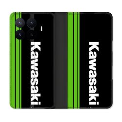 Housse Cuir Portefeuille Pour Xiaomi 17T Pro Moto Kawasaki