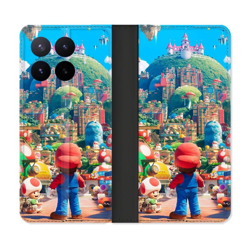Housse Cuir Portefeuille Pour Xiaomi 17T Pro Nintendo World