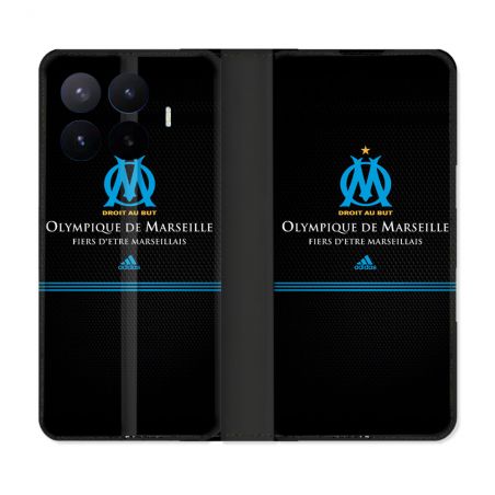 Housse Cuir Portefeuille Pour Xiaomi 17T Pro Olympique Marseille OM Fier etre Marseillais