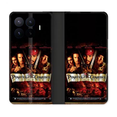 Housse Cuir Portefeuille Pour Xiaomi 17T Pro Pirate Des Caraibes