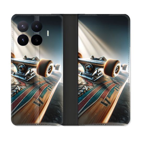 Housse Cuir Portefeuille Pour Xiaomi 17T Pro Planche Skate