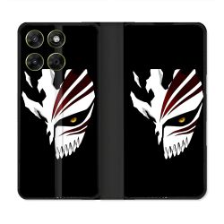 Housse Cuir Portefeuille Pour Motorola Moto G67 / G77 / G87 Manga Bleach Masque