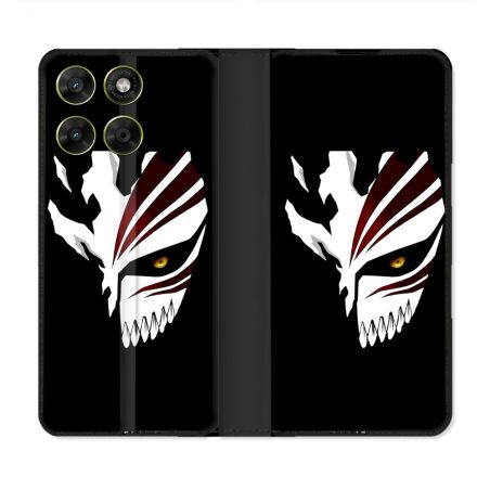 Housse Cuir Portefeuille Pour Motorola Moto G67 / G77 / G87 Manga Bleach Masque