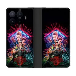 Housse Cuir Portefeuille Pour Xiaomi 17T Pro Stranger Things Affiche 3