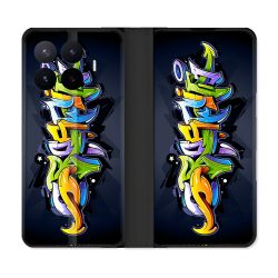 Housse Cuir Portefeuille Pour Xiaomi 17T Pro Street Art Graffiti