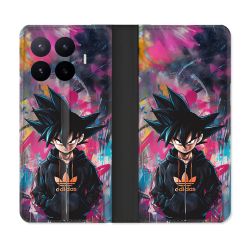 Housse Cuir Portefeuille Pour Xiaomi 17T Pro Street Art Sangoku