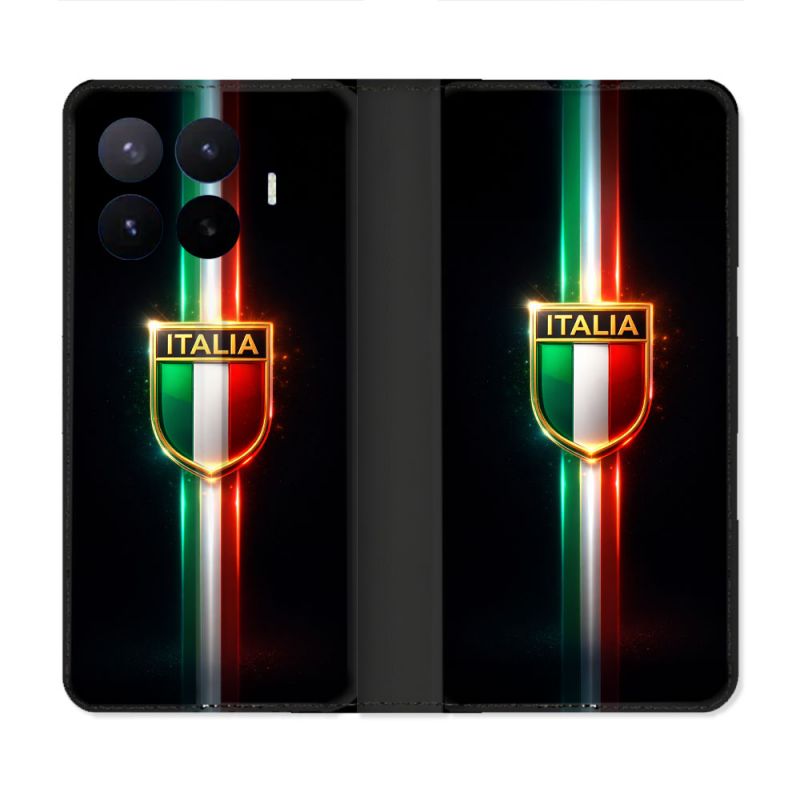 Housse Cuir Portefeuille Pour Xiaomi 17T Pro Voyage Drapeau Italie 3 2026