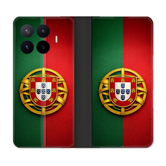 Housse Cuir Portefeuille Pour Xiaomi 17T Pro Voyage Drapeau Portugal