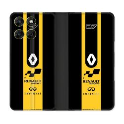 Housse Cuir Portefeuille Pour Motorola Moto G67 / G77 / G87 Renault