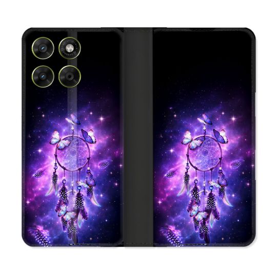 Housse Cuir Portefeuille Pour Motorola Moto G67 / G77 / G87 Zen Attrape Reve Papillon 2026