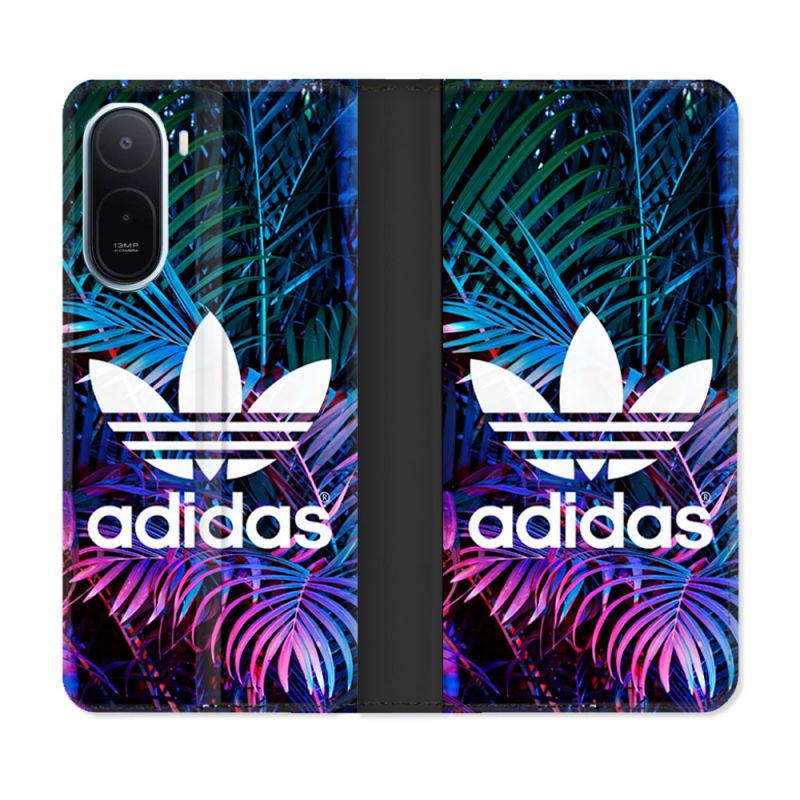 Housse Cuir Portefeuille Pour Xiaomi Redmi A7 Pro Adidas Palmier