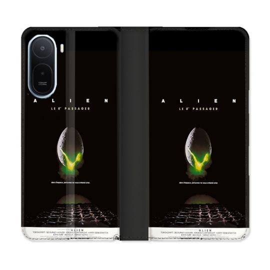Housse Cuir Portefeuille Pour Xiaomi Redmi A7 Pro Alien Affiche