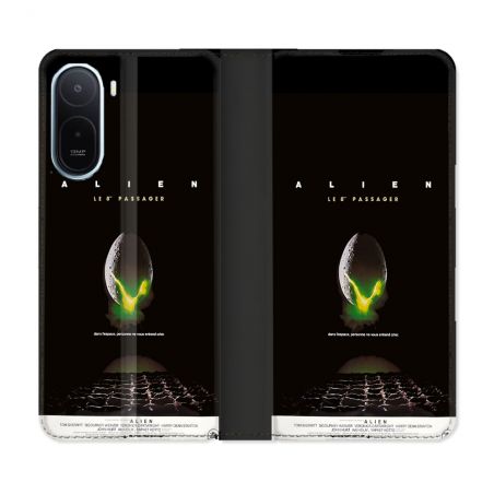 Housse Cuir Portefeuille Pour Xiaomi Redmi A7 Pro Alien Affiche
