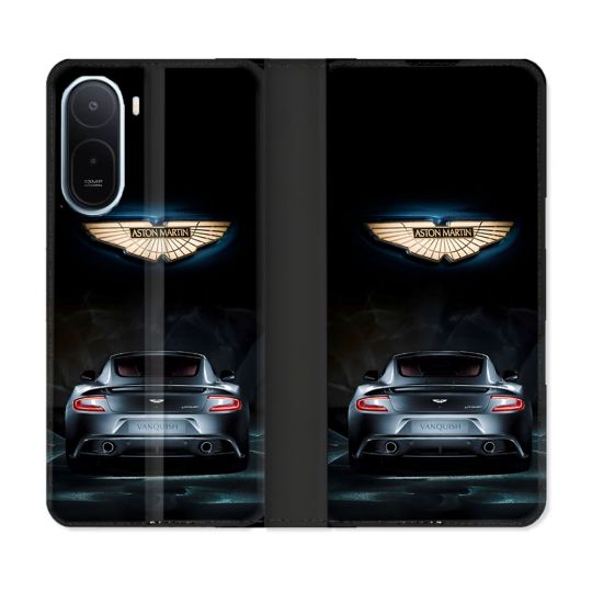 Housse Cuir Portefeuille Pour Xiaomi Redmi A7 Pro Aston Martin