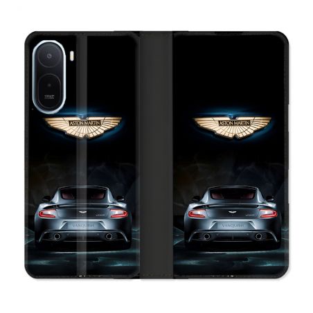 Housse Cuir Portefeuille Pour Xiaomi Redmi A7 Pro Aston Martin
