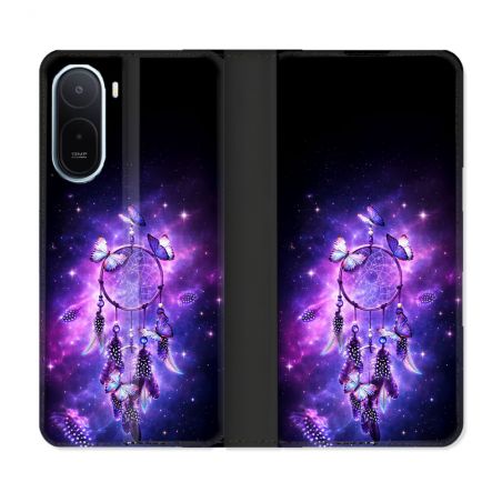 Housse Cuir Portefeuille Pour Xiaomi Redmi A7 Pro Zen Attrape Reve Papillon 2026