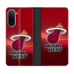 Housse Cuir Portefeuille Pour Xiaomi Redmi A7 Pro Basket Miami Heat