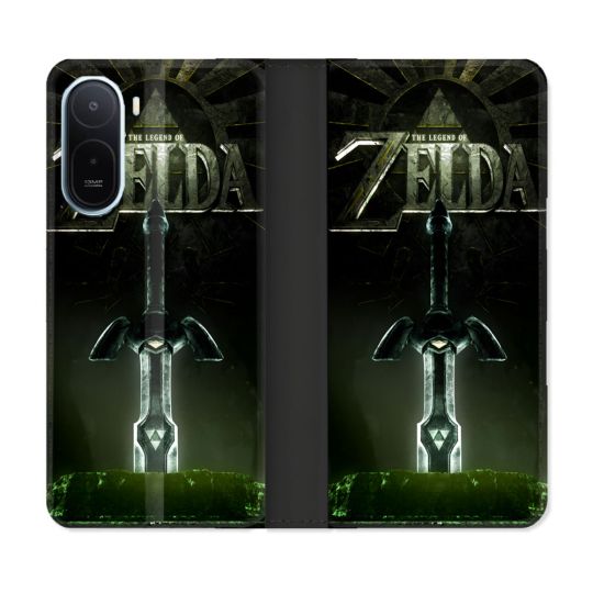 Housse Cuir Portefeuille Pour Xiaomi Redmi A7 Pro Zelda