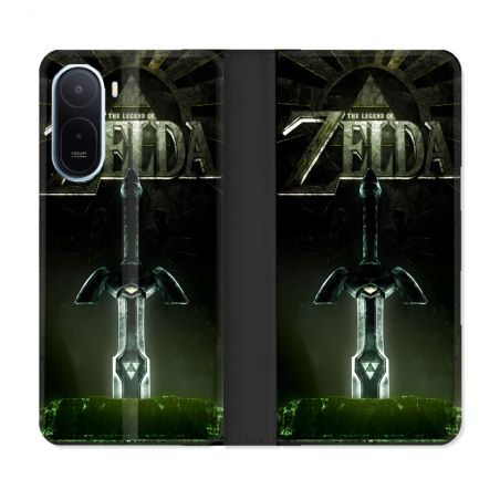 Housse Cuir Portefeuille Pour Xiaomi Redmi A7 Pro Zelda