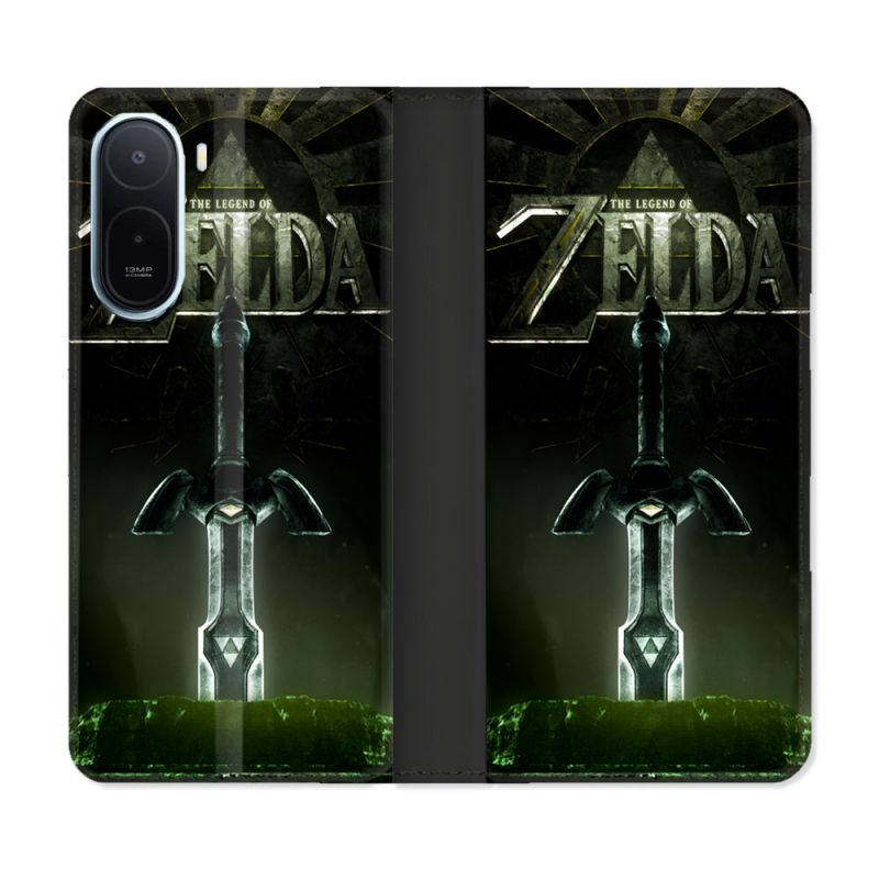 Housse Cuir Portefeuille Pour Xiaomi Redmi A7 Pro Zelda