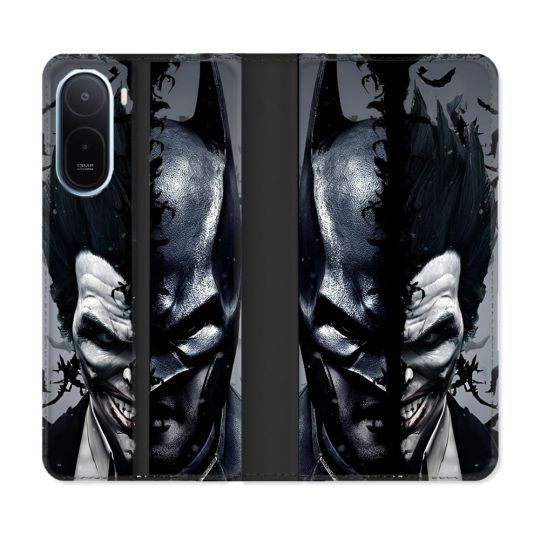 Housse Cuir Portefeuille Pour Xiaomi Redmi A7 Pro Batman Joker