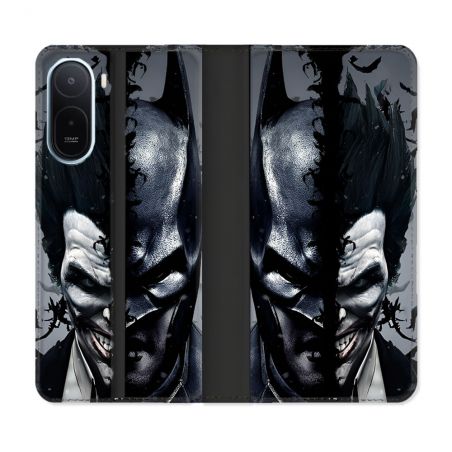 Housse Cuir Portefeuille Pour Xiaomi Redmi A7 Pro Batman Joker