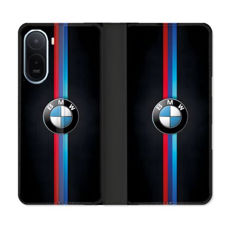 Housse Cuir Portefeuille Pour Xiaomi Redmi A7 Pro BMW Logo
